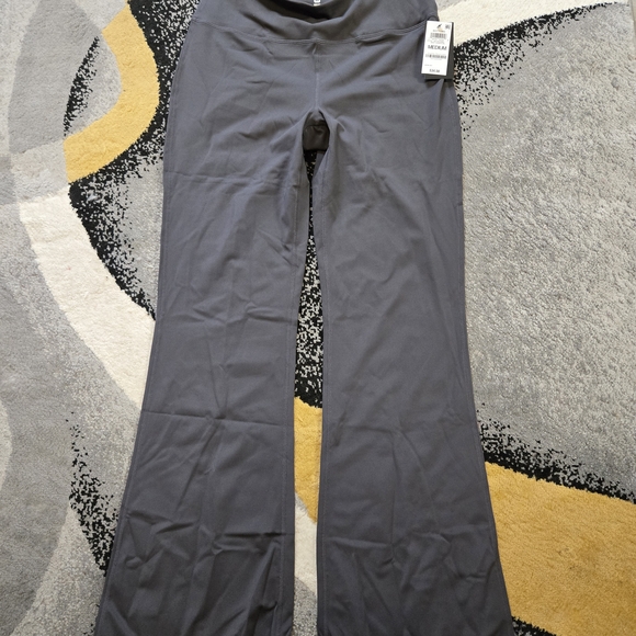 Ideology Pants - Ideology Black Athletic Leggings with Subtle Logo